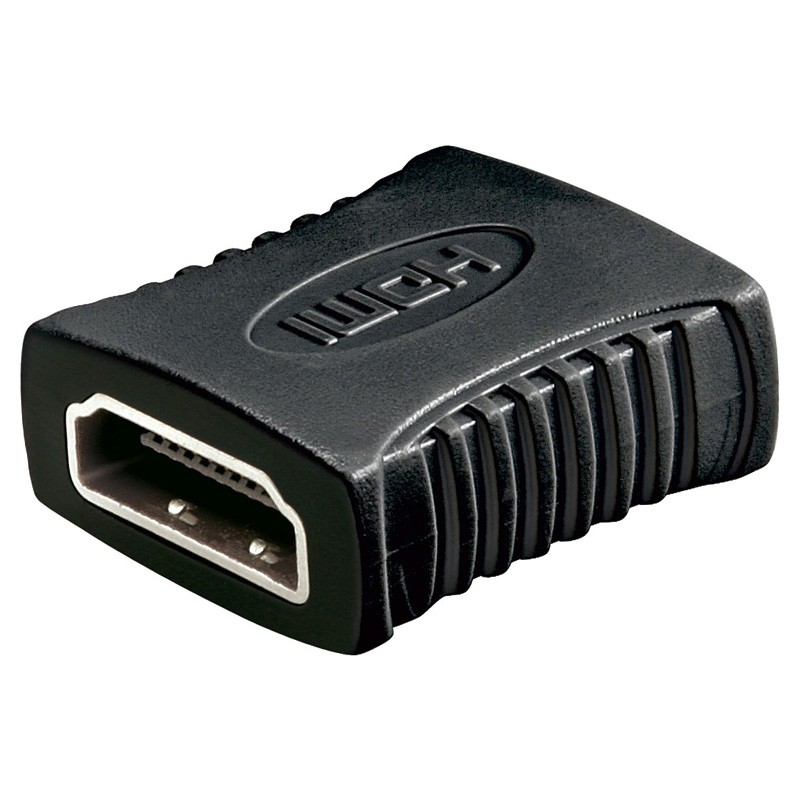 ADAPTADOR HDMI HEMBRA HEMBRA AEREO NIKEL