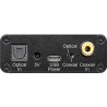 CONVERTIDOR AUDIO TOSLINK a MINIJACK-RCA