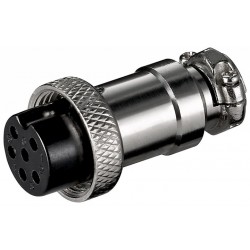 CONECTOR MICROFONICO 6POLOS H AEREO