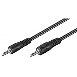 CABLE MINIJACK ST M-M 1,5M NEGRO PARALEL