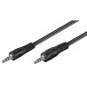 CABLE MINIJACK ST M-M 1,5M NEGRO PARALEL