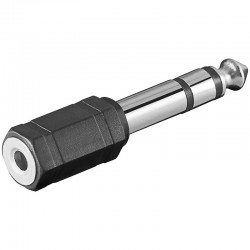 ADAPT JACK M 6,3 ST-MINIJACK H 3,5mm NEG