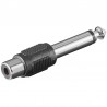 ADAPTADOR JACK M 6,3mm MONO-RCA H