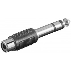 ADAPTADOR JACK M 6,3mm ESTEREO-RCA H