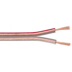 CABLE PARALELO TRANSPARENTE 2X0,75mm