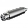ADAPTADOR XLR3 HEMBRA-RCA MACHO