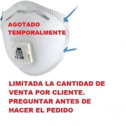 MASCARILLA 3M 8322 FFP2 CON VALVULA
