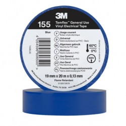 CINTA AISLANTE TEMFLEX 155 AZUL 19mm
