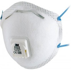MASCARILLA 3M 8322 FFP2 CON VALVULA