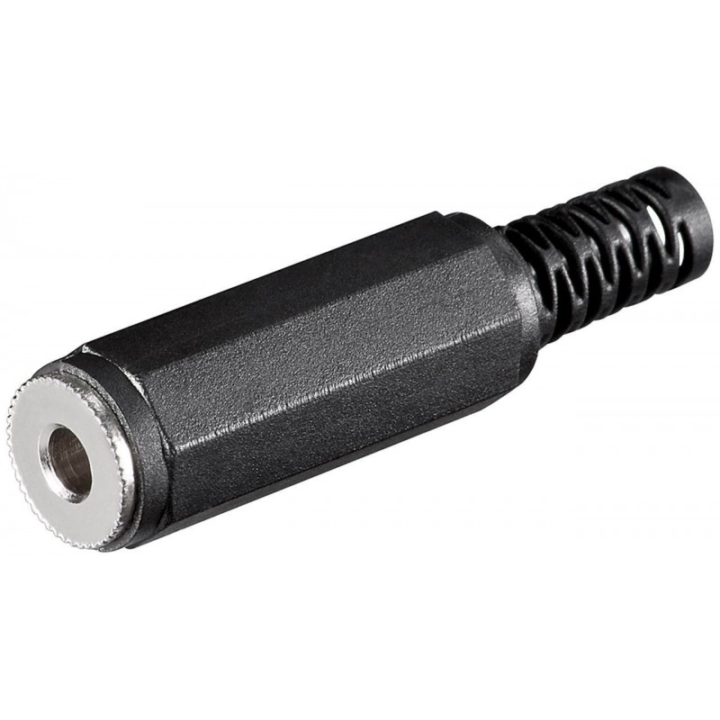 CONECTOR MINIJACK H 3,5mm ST PLASTICO NE