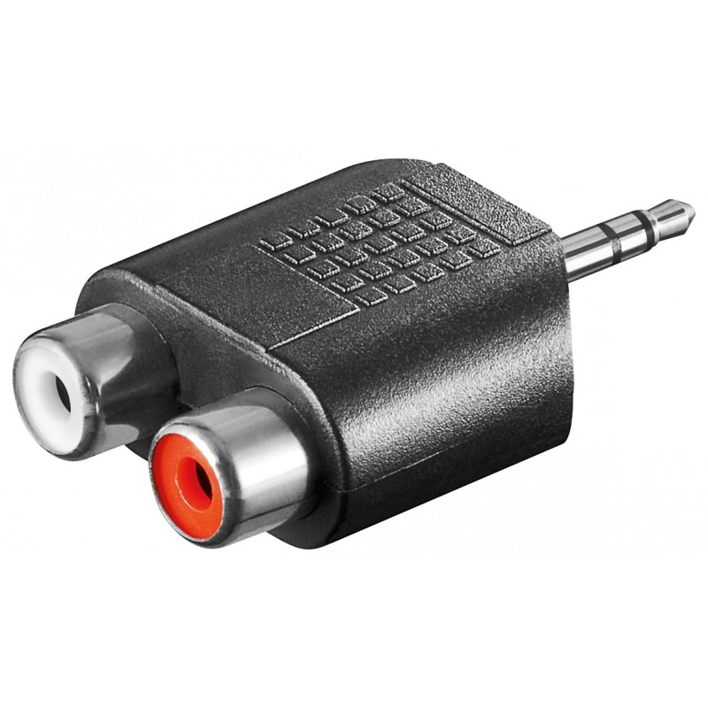 ADAPTADOR MINIJACK M ESTEREO-2xRCA H