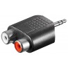 ADAPTADOR MINIJACK M ESTEREO-2xRCA H