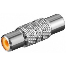 ADAPTADOR RCA H-H AEREO NICKEL