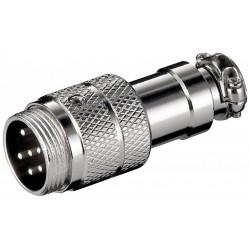 CONECTOR MICROFONICO 6POLOS M AEREO