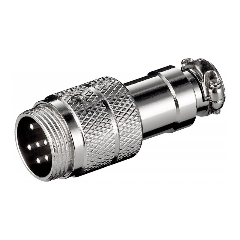 CONECTOR MICROFONICO 6POLOS M AEREO