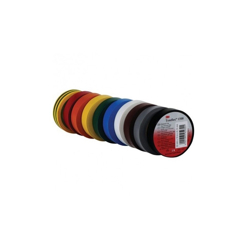 CINTA AISLANTE TEMFLEX 1500 BLANCA (3M)