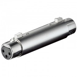 ADAPTADOR XLR3 HEMBRA-HEMBRA