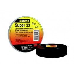 CINTA 3M 33+ AISLANTE NEGRA...