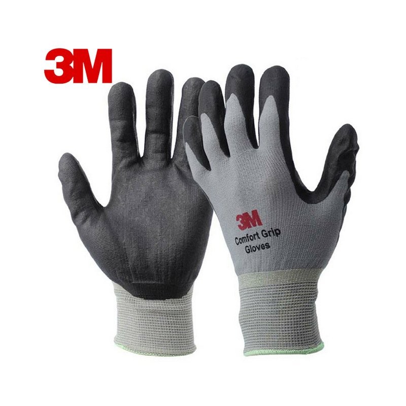 GUANTES NYLON CON NITRILO TALLA L (3M)