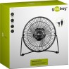 VENTILADOR 8" 22cm DE MESA USB NEGRO