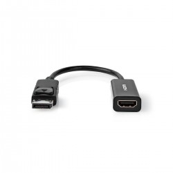ADAPTADOR DISPLAYPORT M-HDMI H 20cm 4K30