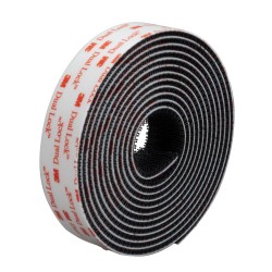 CINTA DUAL LOCK NEGRA 15,9mmX41M velcro