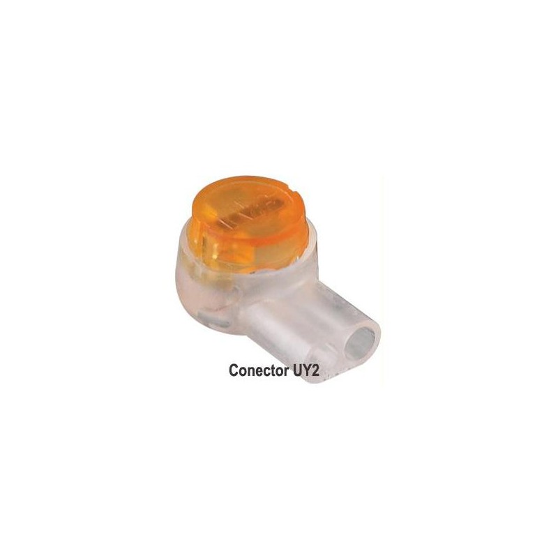 CONECTOR UY2 TELEFONICA AMARILLO 2 HILOS