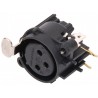 CONECTOR XLR3 HEMBRA C/I CODO NEUTRIK