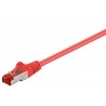 CABLE SFTP CAT6 RJ45 M-M 0,25M ROJO LSZH