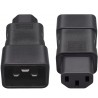 ADAPTADOR C13-C20 RECTO 180º NEGRO