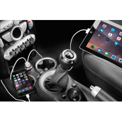 ALIMENTADOR MECHERO 2xUSB 4A