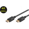 CABLE DISPLAYPORT M-M 4K V.1.2 5M NEGRO
