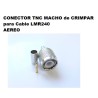 CONECTOR TNC MACHO LMR240 RECTO CRIMPAR