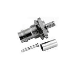 CONECTOR BNC HEMBRA RG174 PANEL CRIMP