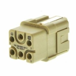 CONECTOR 6 PINES HEMBRA HARTING HAN Q