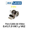 CONECTOR BNC MACHO 0.4/1.9 HD 3G