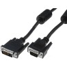 CABLE DVI-A (12+5) M-VGA M 5M CON FERRIT