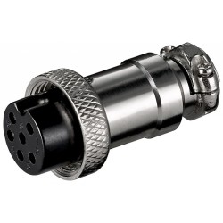 CONECTOR MICROFONICO 6POLOS H AEREO