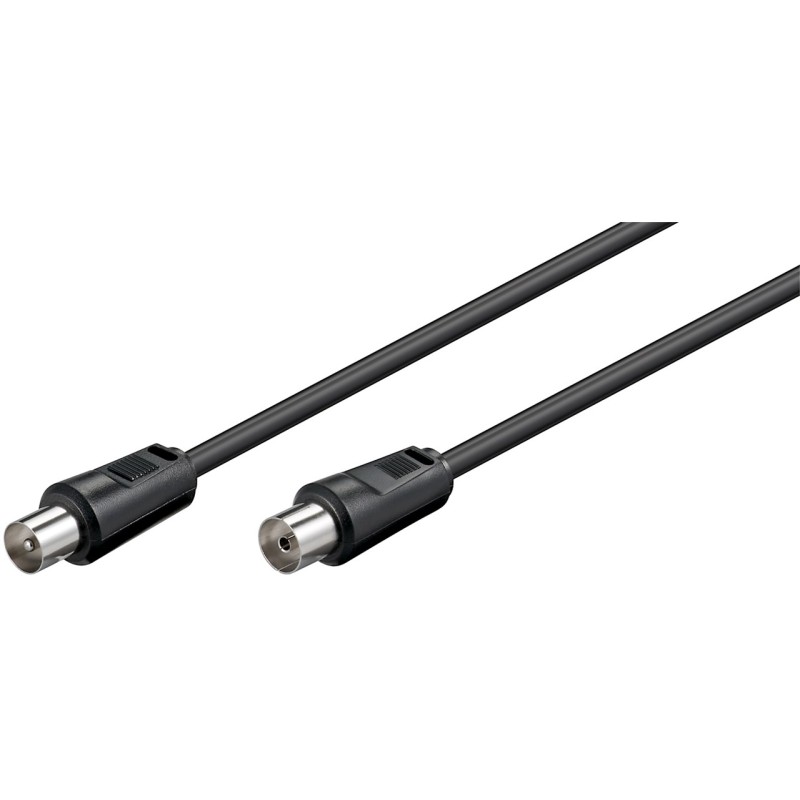 CABLE ANTENA MACHO HEMBRA 7,5M NEGRO REC