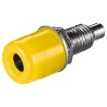BANANA HEMBRA 4mm CHASIS AMARILLO