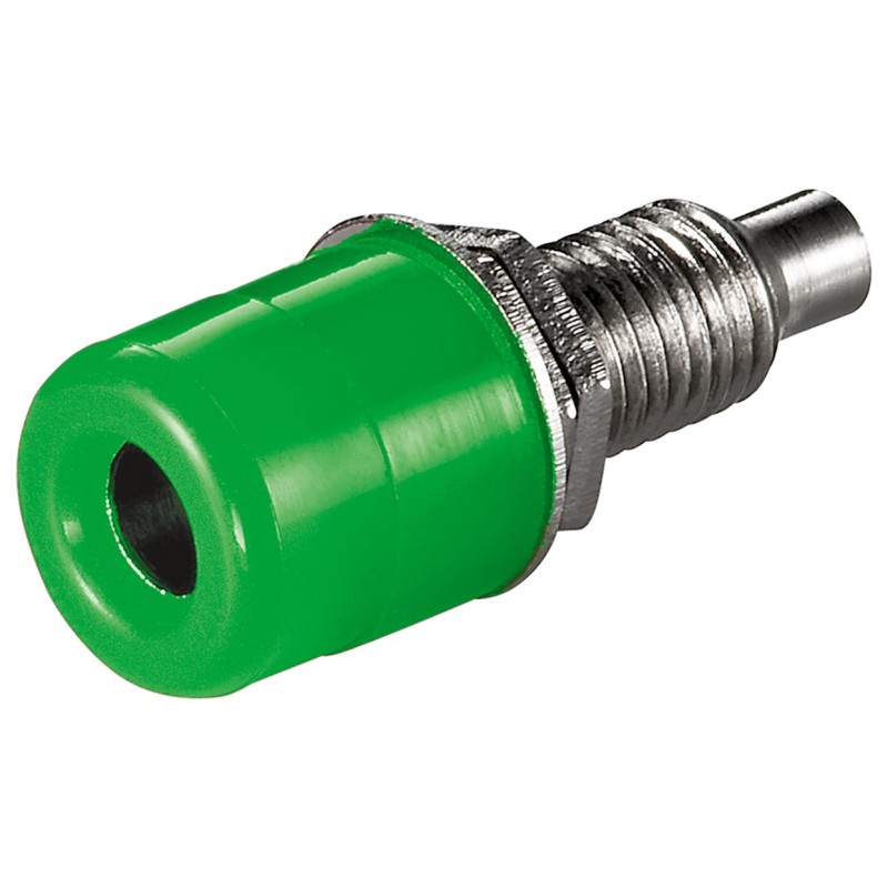 BANANA HEMBRA 4mm CHASIS VERDE