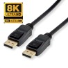 CABLE DISPLAYPORT M-M 8K V.1.4 5M NEGRO