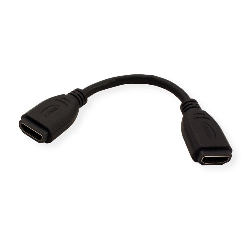 CABLE ADAPTADOR HDMI H-H 0,2M 4K NEGRO
