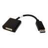 ADAPTADOR DISPLAYPORT M-DVI H 20cm NEGRO