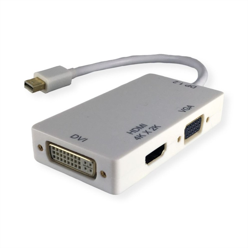 ADAPTADOR MINIDP M-HDMI+DVI+VGA V.1.2