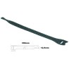BRIDA DE VELCRO 330X12,5mm NEGR 10u OJAL