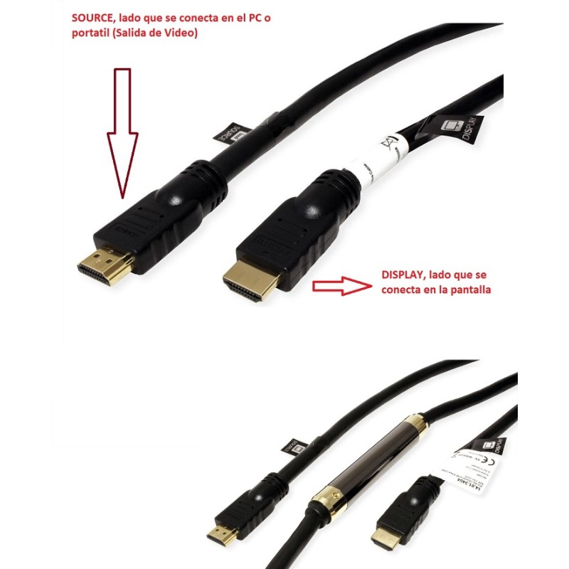 CABLE HDMI M-M V.2.0 10M AMPLIFICADO 4K