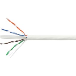 CABLE UTP CAT6 RIGIDO BLANCO AMP LSZH