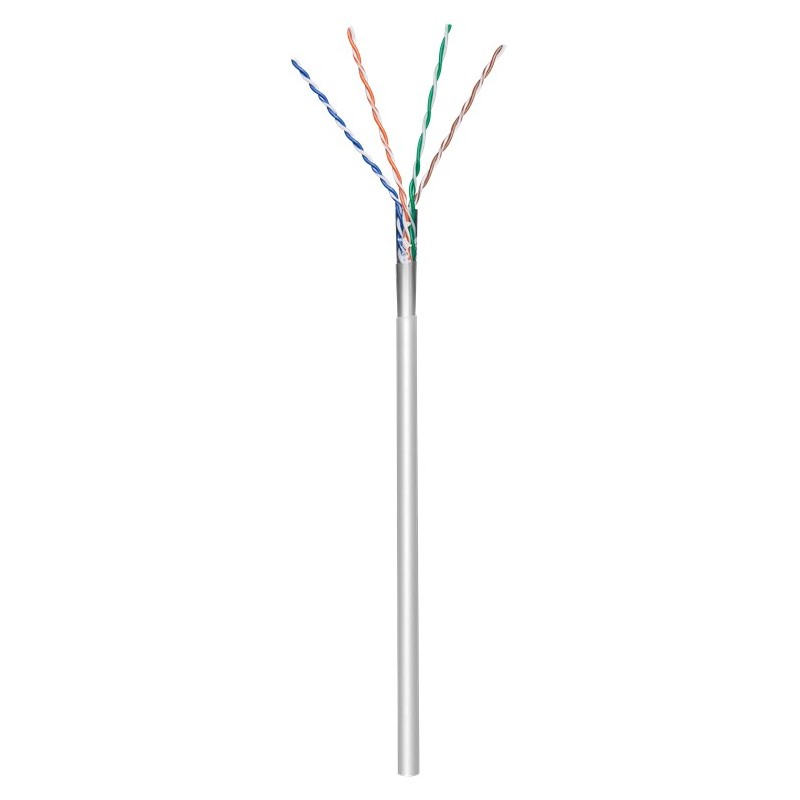 CABLE FTP CAT5E FLEXIBLE GRIS (100M) CU
