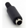 CONECTOR MINIDIN 4P M AEREO PLASTICO
